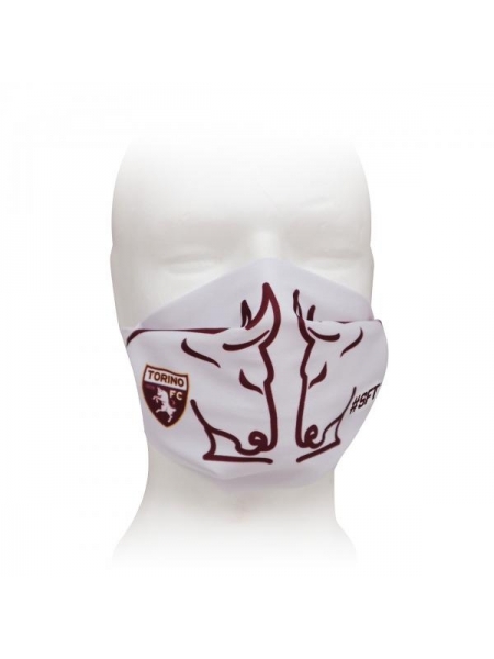 Mascherina filtrante bianca ad esclusivo uso della collettivita TORINO FC